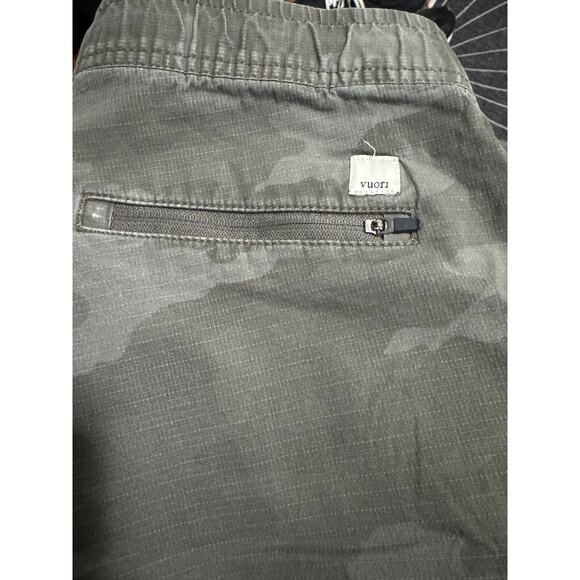 Vuori Women’s Ripstop Drawstring Green Camo Jogger Pants (M) Hiking Outdoors - Picture 5 of 6